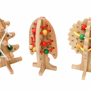 Solid lacing trees set of 3